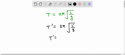 if-the-period-of-a-simple-pendulum-is-t-and-we-increase-its-length-so-that-its-four-times-longer-wha