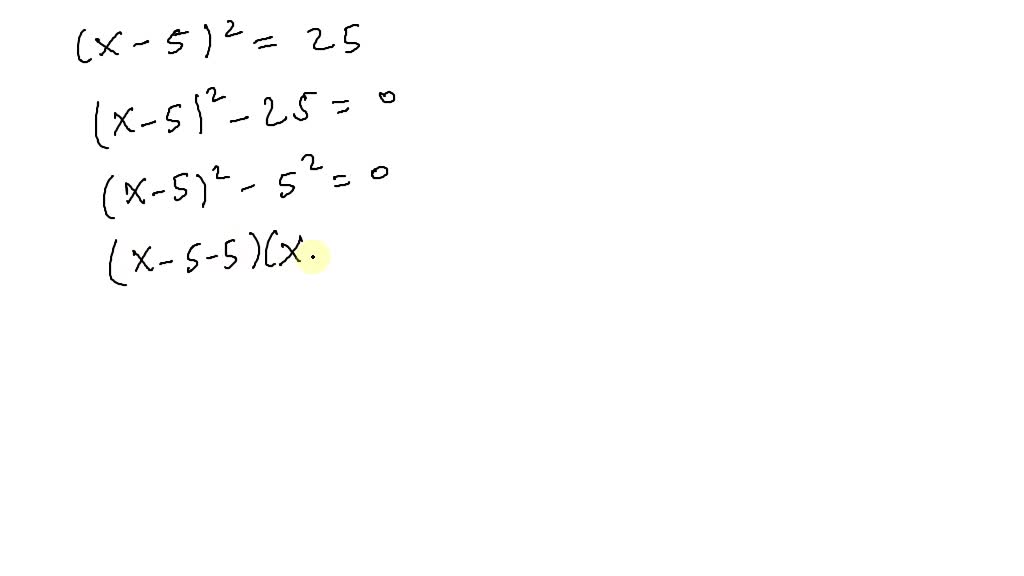 SOLVED:Solve the equation by extracting square roots. List both the ...