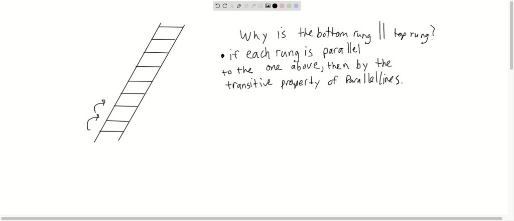 solved-the-rungs-of-a-ladder-are-perpendicular-to-each-side-so-the