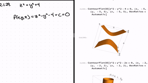 sketch-or-describe-the-surfaces-in-mathbbr3-of-the-equations-presented-z2y24