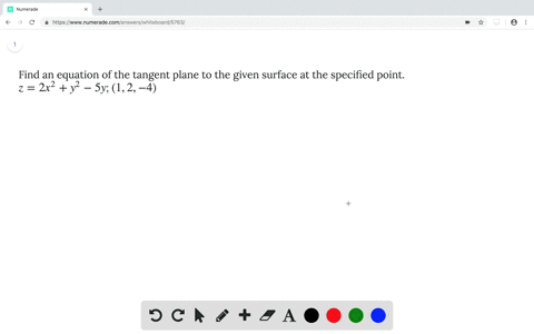 find-an-equation-of-the-tangent-plane-to-the-given-surface-at-the-specified-point-z-2x2-y2-5y-1-2-4