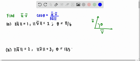 in-each-part-use-the-given-information-to-find-u-v-beginarrayltext-a-mathbfu1mathbfv2-text-the-angle