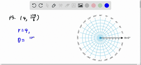 plot-each-indicated-point-in-a-polar-coordinate-system-left4-frac11-pi6right