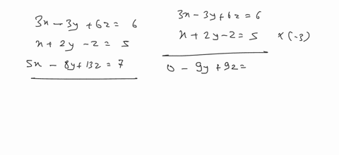 solve-the-system-of-linear-equations-and-check-any-solution-algebraically-leftbeginaligned-3-x-3-y-2