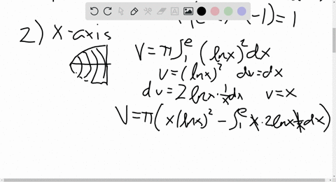 area-volume-and-centroid-given-the-region-bounded-by-the-graphs-of-yln-x-y0-and-xe-find-a-the-area-2
