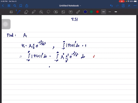 -show-that-the-normalization-constant-a_1-for-the-wave-function-of-the-first-excited-state-of-the-sh