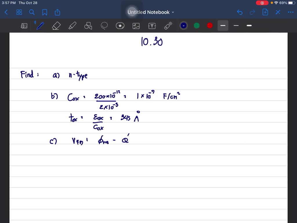 VIDEO solution: 2. The C-V curve of an MOS capacitor is shown. (a) Is ...