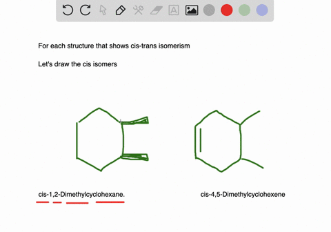 SOLVED:For each molecule that shows cis, trans isomerism, draw the cis ...