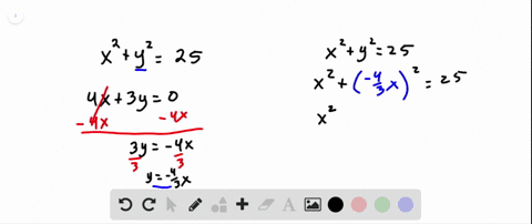 solve-each-nonlinear-system-of-equations-for-real-solutions-leftbeginaligned-x2y2-25-4-x3-y-0-endali
