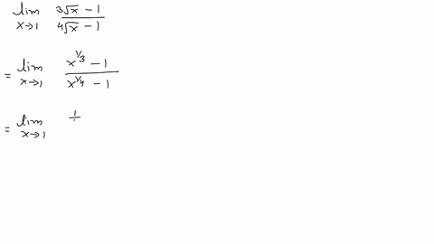 leftlim-_x-rightarrow-1-fracsqrt3x-1sqrt4x-1-text-ans-frac43right