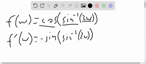 evaluate-the-derivative-of-the-following-functions-fwcos-leftsin-1-2-wright