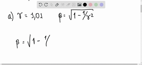 what-must-be-the-value-of-the-speed-parameter-beta-if-the-lorentz-factor-gamma-is-to-be-a-101-b-100-