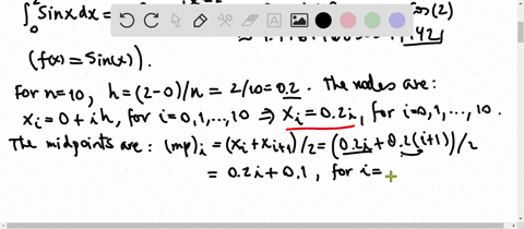 SOLVED:Approximate the integral using (a) the midpoint approximation ...