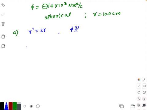 a-point-charge-causes-an-electric-flux-of-10-times-103-mathrmnm2-mathrmc-to-pass-through-a-spherical
