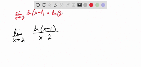 find-the-limit-if-it-exists-lim-_x-rightarrow-2-fracln-x-1x-2