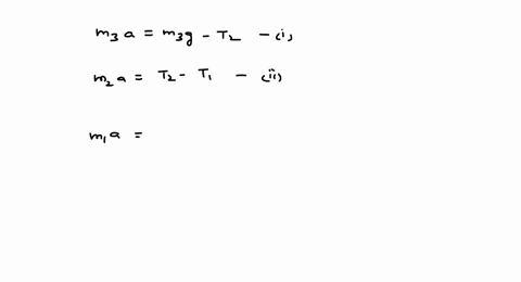 three-masses-1-mathrmkg-6-mathrmkg-and-3-mathrmkg-are-connected-to-each-other-with-threads-and-are-p