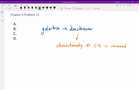 galactose-is-the-c-4-epimer-of-glucose-the-structure-of-which-is-shown-below-which-of-the-followin-2