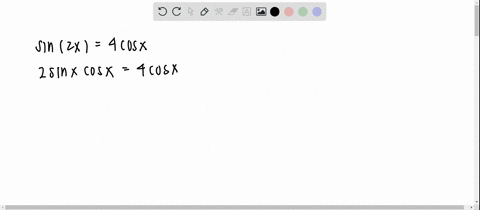 solve-the-trigonometric-equations-exactly-on-the-indicated-interval-0-leq-x2-pi-sin-2-x4-cos-x-2