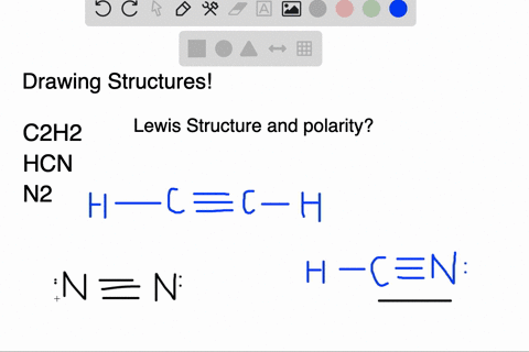 lewis structure c2h2