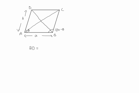 if-the-lengths-of-two-adjacent-sides-of-a-parallelogram-are-a-and-b-and-if-the-acute-angle-formed-by