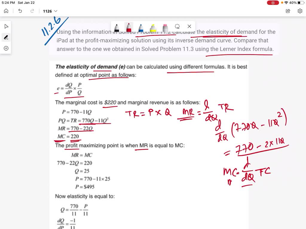SOLVEDCalculate the Lerner index for the monopoly described in