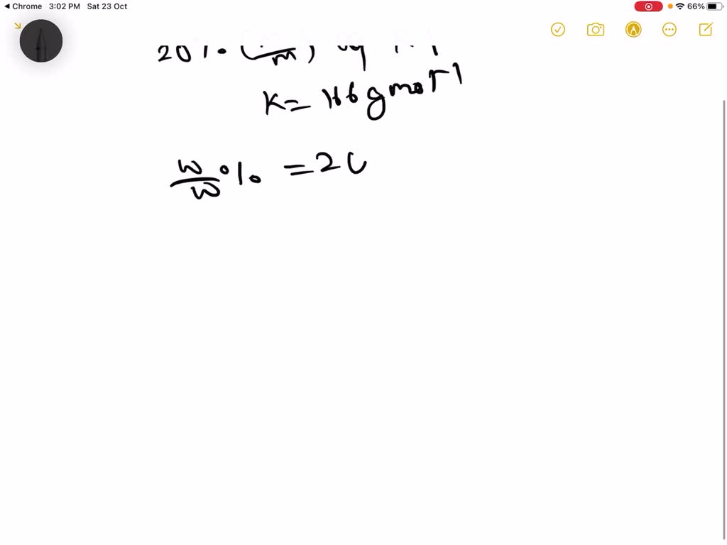 SOLVED:Calculate (a) Molality (b) Molarity And (c) Mole Fraction Of KI ...