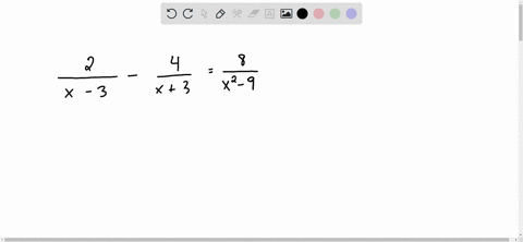 solve-the-following-two-divided-by-the-difference-of-a-number-and-3-minus-4-divided-by-the-number-pl