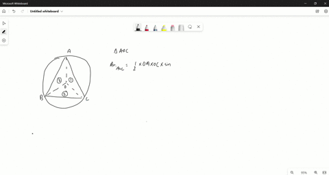 the-following-figure-shows-an-equilateral-triangle-inscribed-in-a-circle-of-radius-12-mathrmcm-use-t