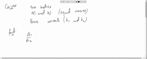 two-bodies-m-and-n-of-equal-masses-are-suspended-from-two-separate-mass-less-springs-of-force-consta