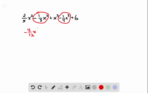 simplify-each-of-the-following-by-combining-like-terms-see-examples-6-and-7-frac25-x2-frac13-x3x2-fr