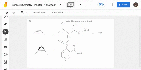 what-product-would-you-expect-from-reaction-of-c-i-s-2-butene-with-metachloroperoxybenzoic-acid-show