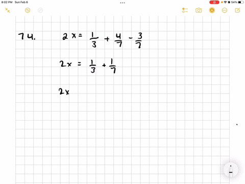xfrac37-xfrac13frac47