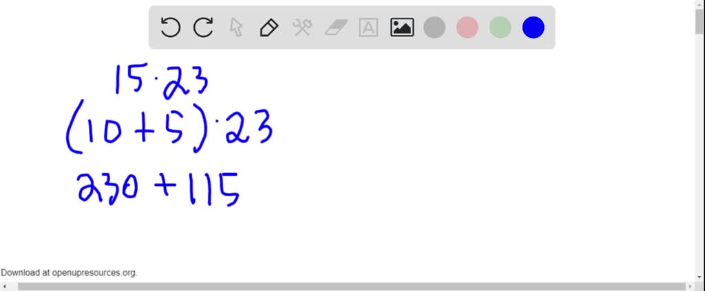 SOLVED Jada Explains How She Finds 15 23 I Know That Ten 23 S Is 