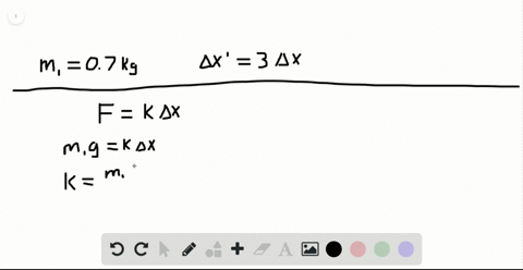 a-070-mathrmkg-block-is-hung-from-and-stretches-a-spring-that-is-attached-to-the-ceiling-a-second-bl