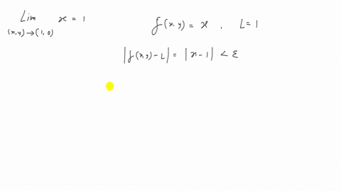 SOLVED:Use the definition of the limit of a function of two variables ...