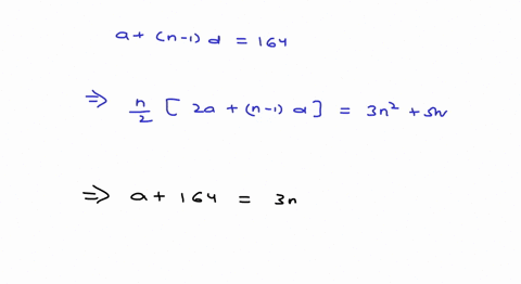 the-nth-term-of-an-ap-is-164-and-the-sum-of-its-first-n-terms-is-3-n25-n-then-n-equals-a-53-b-36-c-2