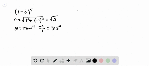 use-demoivres-theorem-to-find-the-indicated-power-of-the-complex-number-write-answers-in-rectangu-10