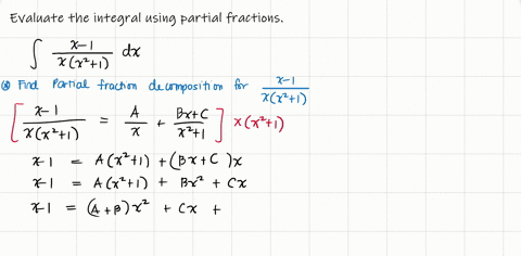 use-partial-fractions-to-evaluate-the-given-integral-int-fracx-1xleftx21right-d-x