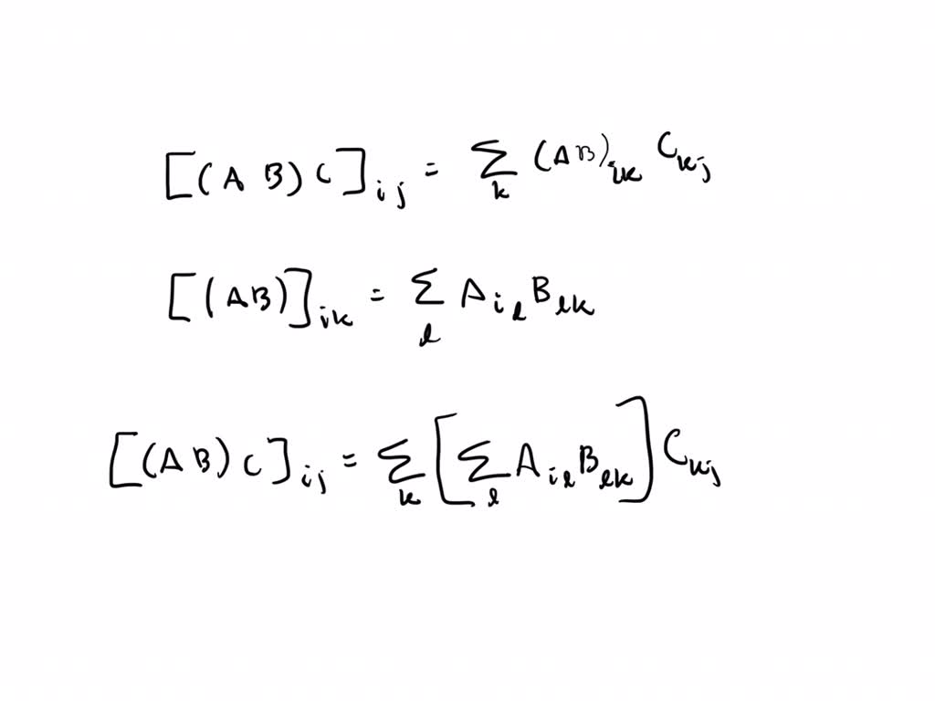 Use index notation as in (9.9) to prove the second part of the ...
