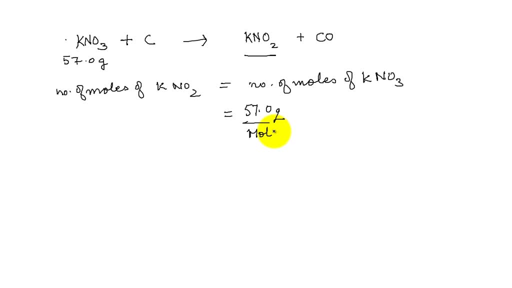 solved-potassium-nitrite-can-be-produced-by-heating-a-mixture-of