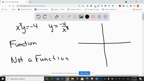 determine-whether-or-not-the-equation-represents-y-as-a-function-of-x-x3-y-4-2