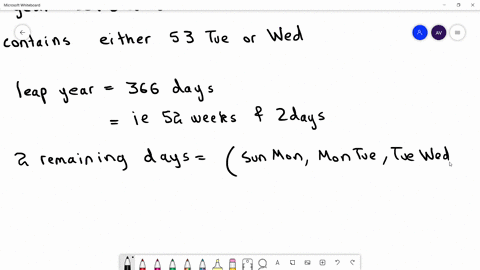 probability-that-a-leap-year-selected-at-random-contains-either-53-tuesdays-or-wednesdays-is-a-frac2