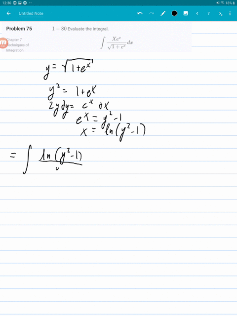1-80-evaluate-the-integral-int-fracx-exsqrt1ex-d-x