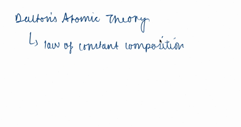 how-does-daltons-atomic-theory-account-for-the-law-of-constant-composition