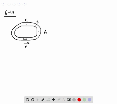 ce-a-car-drives-with-constant-speed-on-an-elliptical-track-as-shown-in-figure-6-57-rank-the-points-a
