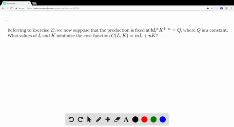 referring-to-exercise-27-we-now-suppose-that-the-production-is-fixed-at-blalphak1-alpha-q-where-q-is