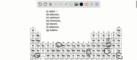 for-each-of-the-following-elements-write-its-chemical-symbol-locate-it-in-the-periodic-table-give-3