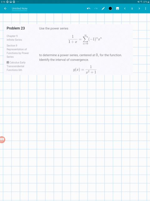 use-the-power-series-frac11xsum_n0infty-1n-xn-to-determine-a-power-series-centered-at-0-for-the-f-17