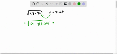 simplify-the-expression-sqrt64-4-x2-as-much-as-possible-after-substituting-4-sin-theta-for-x