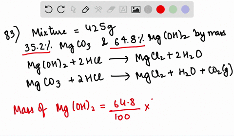 how-ma47515-grams-mathrmhclny-grams-of-hcl-are-consumed-in-the-reaction-of-425-mathrmg-of-a-mixture-